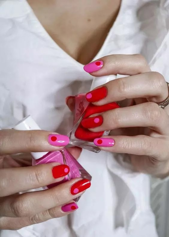Red and Pink Ombre Bliss