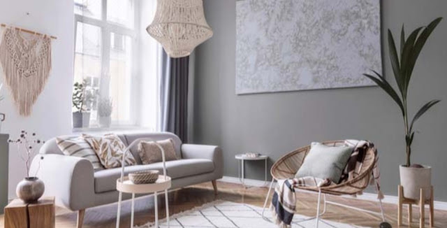 minimalist boho living room pictures