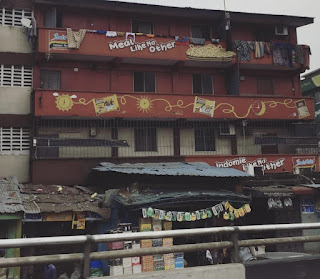 Indomie Noodles Advertised in Balogun Market, Lagos Island