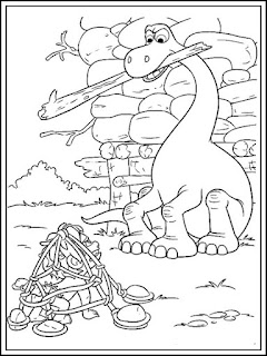 Desenhos do Good Dinosaur para Colorir