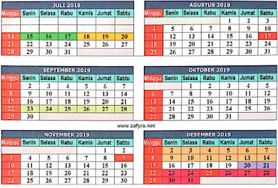 Unduh Download Kalender Pendidikan Th. 2019/ 2020 terbaru kurikulum 2013