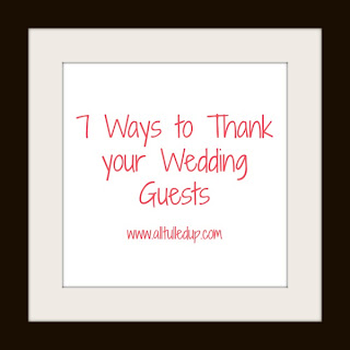 Thank your Wedding Guests