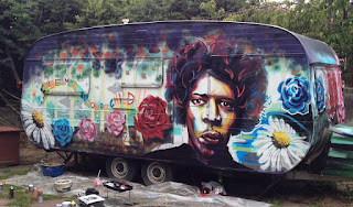 Hendrix L'Aquila 2014 Graffiti Street Art by DesX