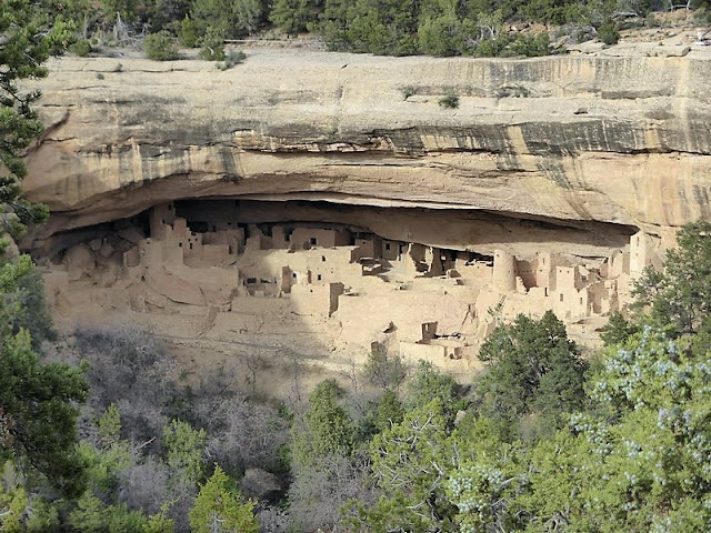 Vista de Cliff Palace en Mesa Verde