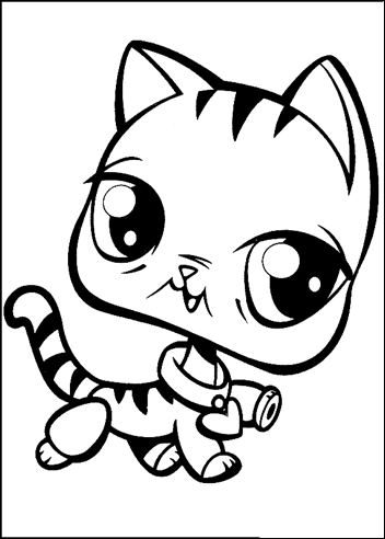 Desenhos para colorir Littlest Pet Shop