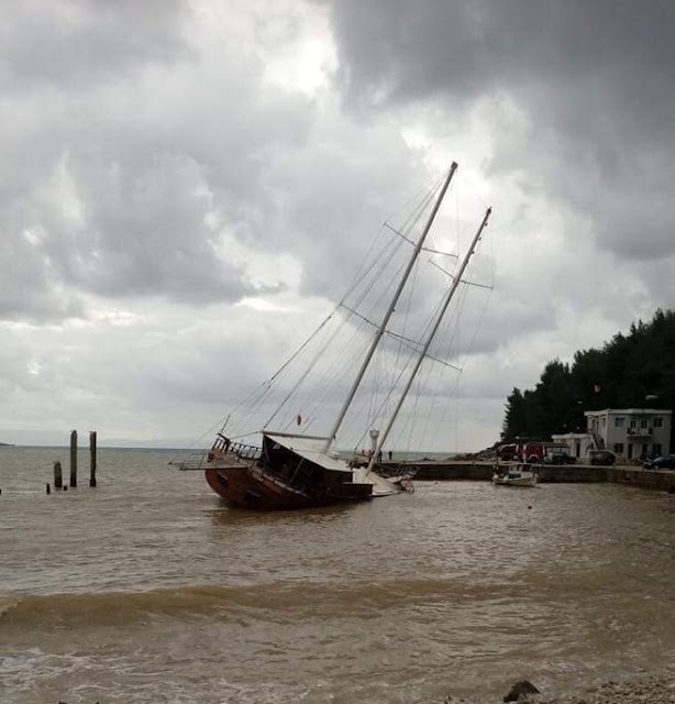 Sailing drowned in Himara because of bad weather