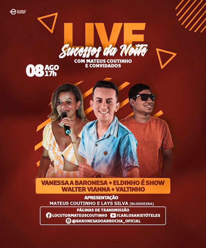 Live solidária acontece dia 8 de agosto em Maruim