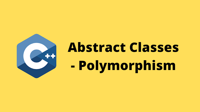 HackerRank Abstract Classes - Polymorphism solution in c++ programming