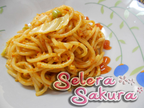 Spaghetti Goreng Tomyam Lagi - Selera Sakura