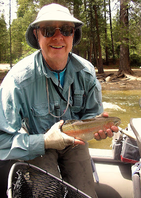 Frank Collin with a nice trout on the West Fork of the Bitterroot River