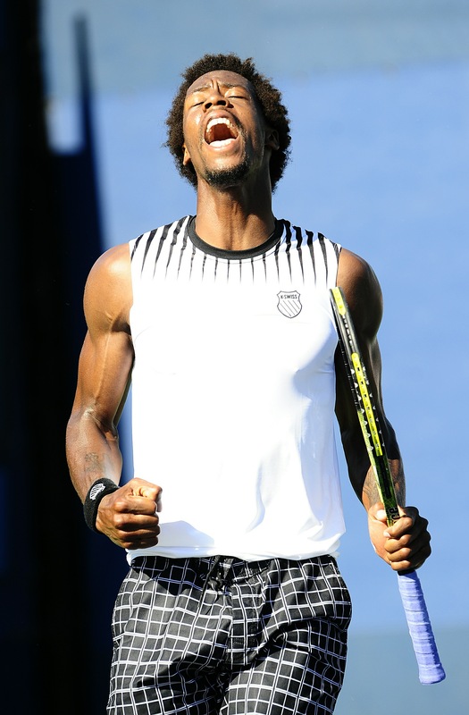 gael monfils shirtless. Gael Monfils was taken to the