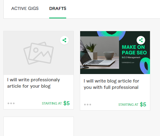 At Fiverr, you should prepare more gigs from your field to rank your gig on the first page. Make you more gigs about your field, which shows your grip on your field, which increases your income. When you make more than one gig in your field, you increase the chances of attracting potential buyers who are looking for your relevant services in the area.    When you create a new gig, it is important that you find your field from Cord Fiverr, whose demand is high but the gigs are low on them. In your words, you must solve the flaws that you can solve with your services. By making a gig on these keywords, you can rank on Fiverr's first page.    Another important thing to consider is that when you create a new gig, it should be ensured that your gigs are of high quality and that are designed to solve the files of your users. In this regard, you need to do thorough research and understand the needs and preferences of your target users. You can increase the chances of attracting high-quality buyers by making a gag according to the needs of your specific customers, who are pleased to pay a higher price for your services.