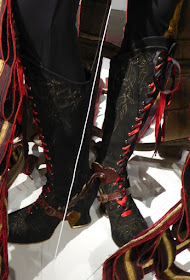 Red Queen costume boots Alice Looking Glass