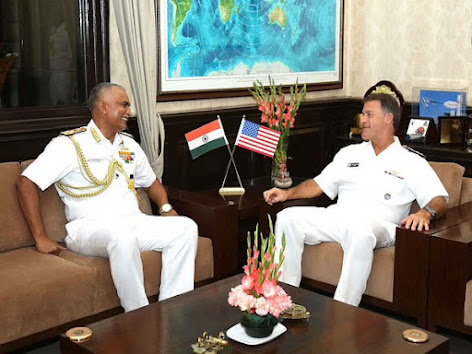 Indian Navy Chief meets US Indo-Pacific Command head in Delhi