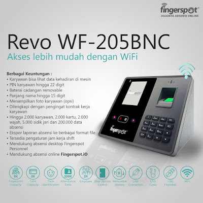 Fingerprint Revo WF-205BNC