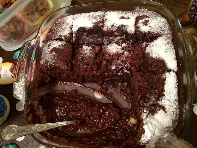 Gooey chocolate pudding