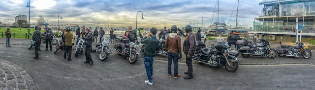 Harley Davidson Ride Incentive Reward group from Shanghai at Gem Pier in Williamstown