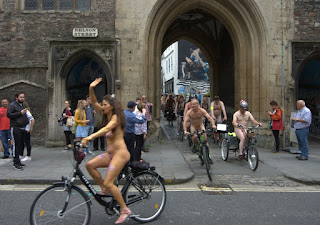 Bristol World Naked Bike Ride 2016, Cardiff World Naked Bike Ride 2016, WNBR, nude bike ride, naked bike ride