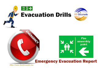 EVACUATION DRILLS PROCEDURE AND EMERGENCY EVACUATION REPORT FORM