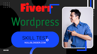 Fiverr WordPress skill test