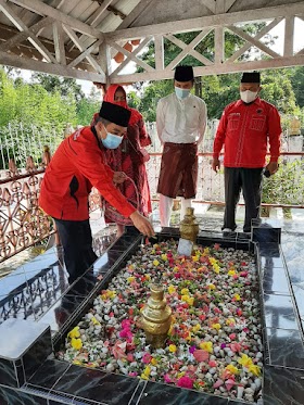 DPRD Muaro Jambi Usman Halik, Peringati Hari Lahir Pancasila Ziarah Ke-makam Pahlawan Jambi