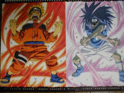 Naruto Sasuke on Emonic Power Naruto Vs Devilish Power Sasuke Clashes Naruto