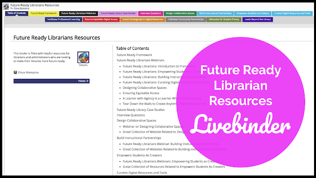 The NEW Future Ready Librarian Resources Livebinder!