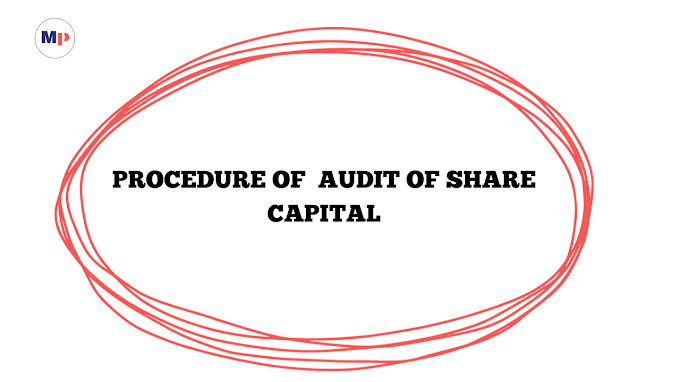 Procedure of Audit of the Share Capital 