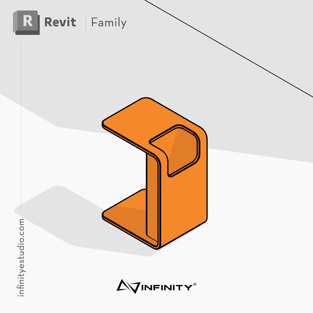Revit Family Mesa Auxiliar color