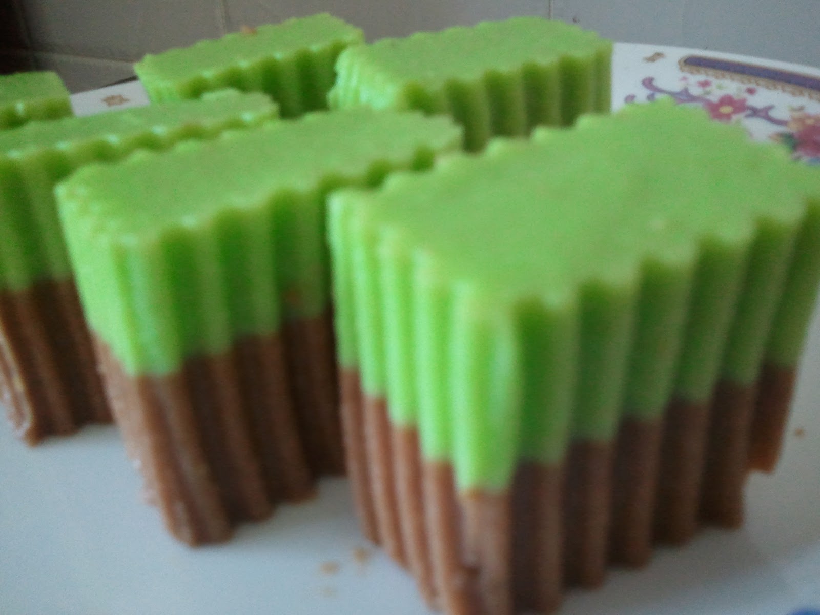 My New Cubicle: PUDING ROTI COKLAT PANDAN