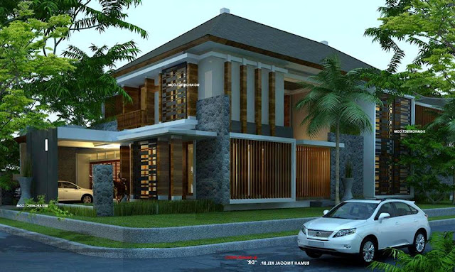 Desain Rumah Minimalis Modern 2 Lantai