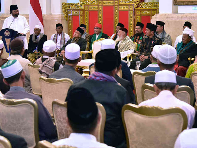 Lukman Hakim Saifuddin dan Tokoh Agama Minta Presiden Jokowi Klarifikasi Isu-Isu Hoaks