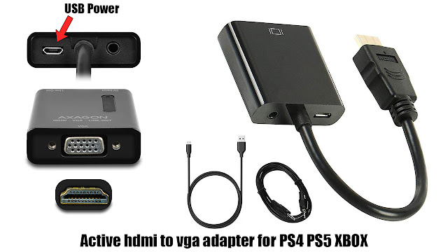 Connect PS4 to VGA monitor
