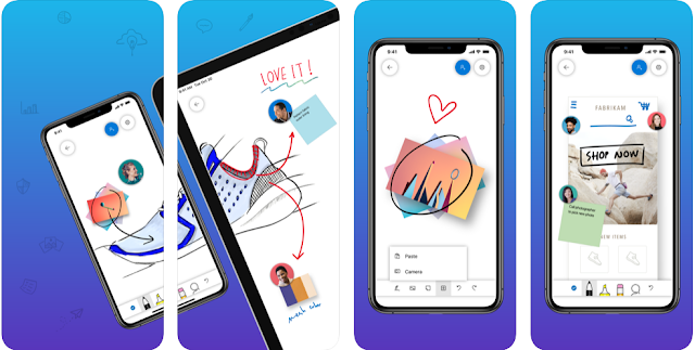 تحديث Microsoft Whiteboard لنظام iOS بدعم الارتباطات التشعبية