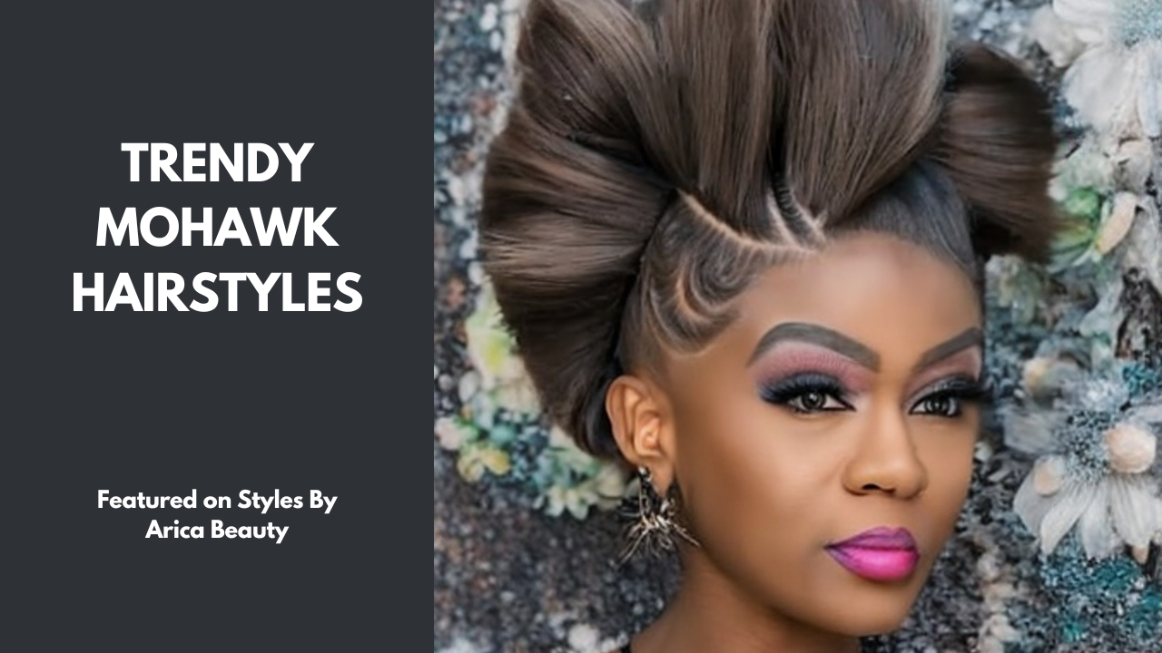 Fancy Fauxhawk · Extract from Stunning Braids by Monae Everett · How To  Style A Mohawk Hairstyle