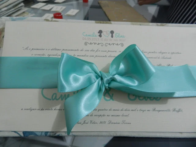 convite de casamento personalizado