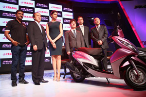 Deepika padukone at the launch of Yamaha Ray