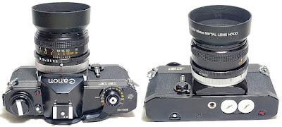 Canon EF (Black) Body #338, Canon FD 50mm 1:1.8 #893