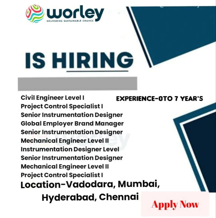 Worley Job Vacancy 2024 Online Form for Various Posts