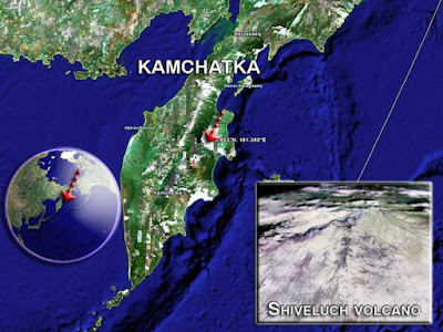 VOLCAN SHIVELUCH, EN KAMCHATKA REGISTRA FUERTES EXPLOSIONES, EL 10 DE JUNIO 2013