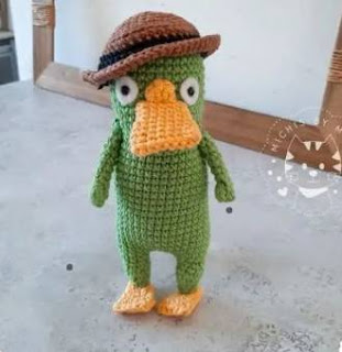 PATRON GRATIS PERRY | PHINEAS Y FERAMIGURUMI 53736