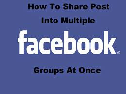 how to share all group facebook one click and very easy