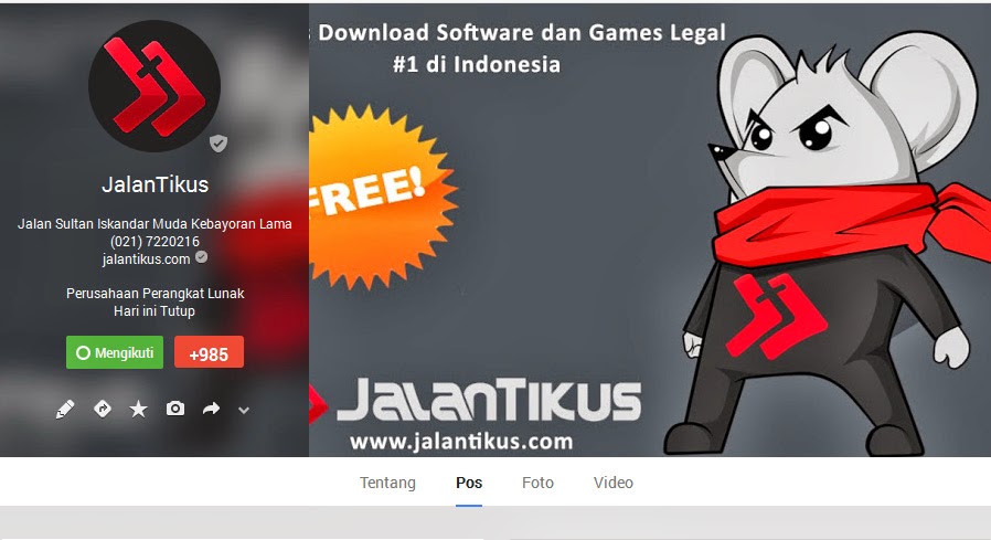 Download Software dan Game Gratis di cuma JalanTikus.com