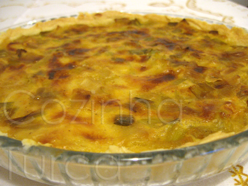 Quiche de Alho-Francês (Pırasalı Kiş)