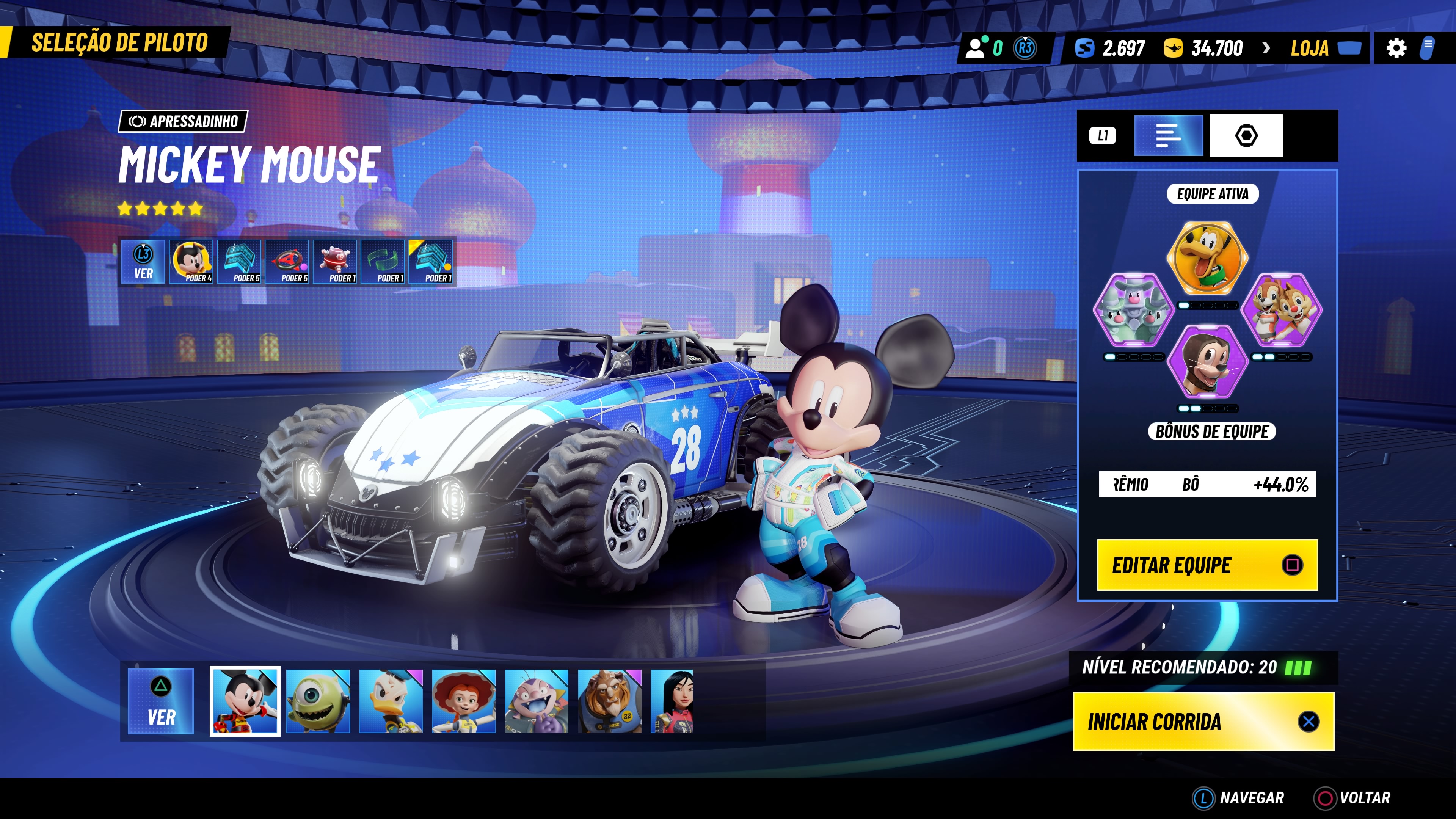 Revelado o Disney Speedstorm Kart Racer será um jogo gratuito para