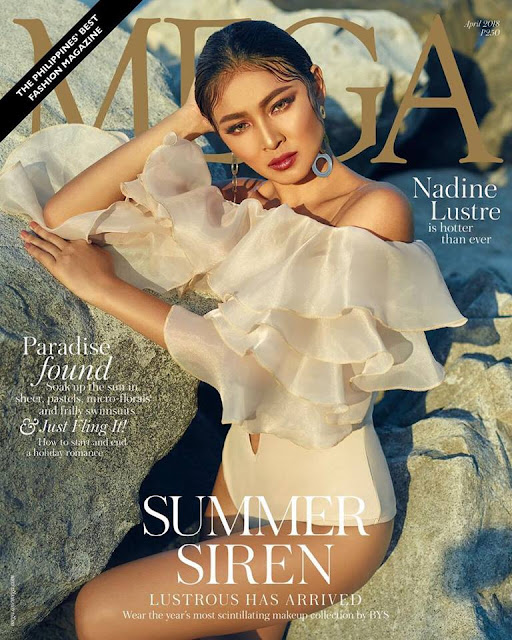 Nadine Lustre on Mega Magazines April 2018 Cover Girl