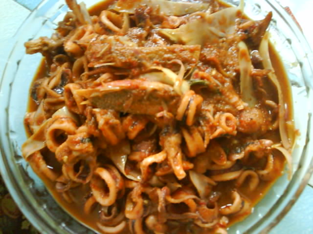 My life, my heart & my soul: Sotong Masak Asam Pedas