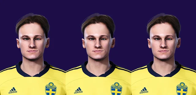 Hjalmar Ekdal Face For eFootball PES 2021