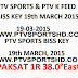 PTV Sports Biss Key | 19 March 2015 PTV K Feed | Latest Biss Key Freq. Code | 19 Mar 2015