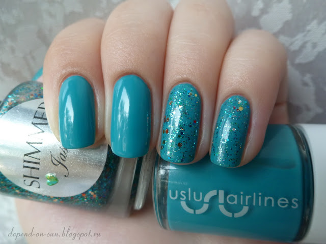 Shimmer polish Jasmine & Uslu airlines DRS